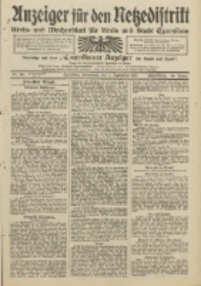 Anzeiger für den Netzedistrikt Kreis- und Wochenblatt für Kreis und Stadt Czarnikau 1912.09.07 Jg.60 Nr106