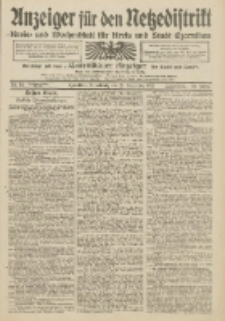 Anzeiger f&uuml;r den Netzedistrikt Kreis- und Wochenblatt f&uuml;r Kreis und Stadt Czarnikau 1912.09.21 Jg.60 Nr112