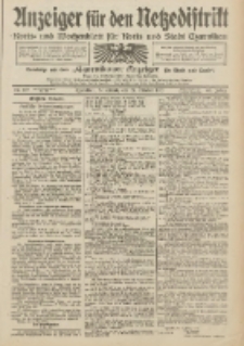 Anzeiger f&uuml;r den Netzedistrikt Kreis- und Wochenblatt f&uuml;r Kreis und Stadt Czarnikau 1912.10.26 Jg.60 Nr127