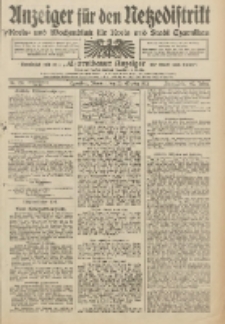 Anzeiger f&uuml;r den Netzedistrikt Kreis- und Wochenblatt f&uuml;r Kreis und Stadt Czarnikau 1912.10.29 Jg.60 Nr128