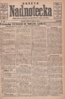 Gazeta Nadnotecka: pismo narodowe poświęcone sprawie polskiej na ziemi nadnoteckiej 1931.12.19 R.11 Nr293