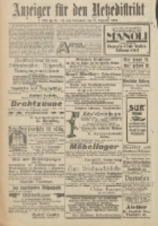 Anzeiger f&uuml;r den Netzedistrikt Kreis- und Wochenblatt f&uuml;r Kreis und Stadt Czarnikau 1912.12.21 Jg.60 Nr151