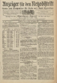 Anzeiger f&uuml;r den Netzedistrikt Kreis- und Wochenblatt f&uuml;r Kreis und Stadt Czarnikau 1912.12.31 Jg.60 Nr154