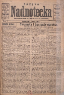 Gazeta Nadnotecka: pismo narodowe poświęcone sprawie polskiej na ziemi nadnoteckiej 1932.01.01 R.12 Nr1