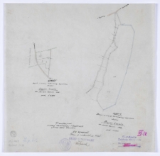Kopja (!) z mapy katastralnej częściowa obrębu Zwola. Nr parceli [...] 145 [...] 179. [...] Przekopjował (!) T. Szczebliński.