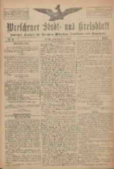 Wreschener Stadt und Kreisblatt: amtlicher Anzeiger f&uuml;r Wreschen, Miloslaw, Strzalkowo und Umgegend 1917.01.04 Nr2