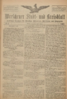 Wreschener Stadt und Kreisblatt: amtlicher Anzeiger f&uuml;r Wreschen, Miloslaw, Strzalkowo und Umgegend 1917.01.06 Nr3