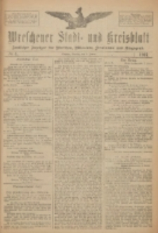 Wreschener Stadt und Kreisblatt: amtlicher Anzeiger f&uuml;r Wreschen, Miloslaw, Strzalkowo und Umgegend 1917.01.09 Nr4