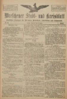 Wreschener Stadt und Kreisblatt: amtlicher Anzeiger f&uuml;r Wreschen, Miloslaw, Strzalkowo und Umgegend 1917.01.13 Nr6