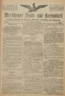 Wreschener Stadt und Kreisblatt: amtlicher Anzeiger für Wreschen, Miloslaw, Strzalkowo und Umgegend 1917.01.13 Nr6