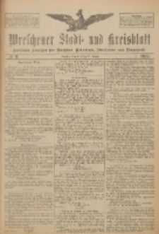 Wreschener Stadt und Kreisblatt: amtlicher Anzeiger f&uuml;r Wreschen, Miloslaw, Strzalkowo und Umgegend 1917.01.20 Nr9