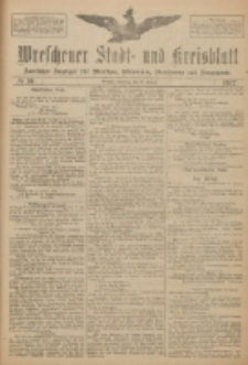 Wreschener Stadt und Kreisblatt: amtlicher Anzeiger f&uuml;r Wreschen, Miloslaw, Strzalkowo und Umgegend 1917.01.23 Nr10