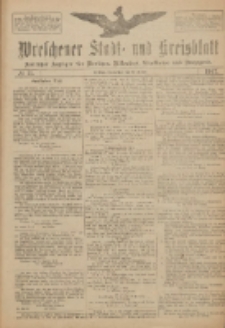 Wreschener Stadt und Kreisblatt: amtlicher Anzeiger f&uuml;r Wreschen, Miloslaw, Strzalkowo und Umgegend 1917.01.25 Nr11