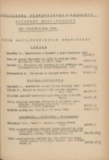 Biuletyn Biblioteczny.Spis Najważniejszych Przybytków 1950 luty Ser.2 R.3 Nr2