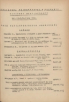 Biuletyn Biblioteczny.Spis Najważniejszych Przybytk&oacute;w 1950 luty Ser.2 R.3 Nr2