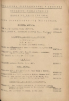Biuletyn Biblioteczny.Spis Najważniejszych Przybytk&oacute;w 1950 wrzesień Ser.2 R.3 Nr9