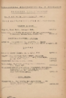 Biuletyn Biblioteczny.Spis Najważniejszych Przybytków 1950 grudzień Ser.2 R.3 Nr12