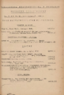 Biuletyn Biblioteczny.Spis Najważniejszych Przybytk&oacute;w 1950 grudzień Ser.2 R.3 Nr12
