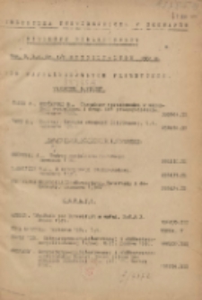 Biuletyn Biblioteczny.Spis Najważniejszych Przybytków 1951 styczeń/luty Ser.3 R.4 Nr1/2