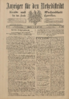 Anzeiger f&uuml;r den Netzedistrikt Kreis- und Wochenblatt f&uuml;r den Kreis Czarnikau 1901.06.13 Jg.49 Nr67