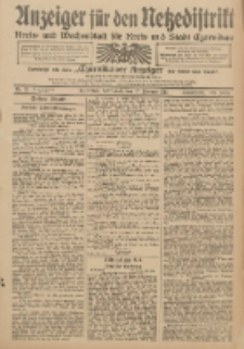 Anzeiger f&uuml;r den Netzedistrikt Kreis- und Wochenblatt f&uuml;r Kreis und Stadt Czarnikau 1912.02.17 Jg.60 Nr21