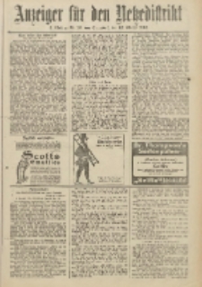 Anzeiger f&uuml;r den Netzedistrikt Kreis- und Wochenblatt f&uuml;r Kreis und Stadt Czarnikau 1912.10.12 Jg.60 Nr121