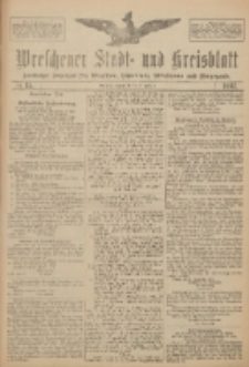 Wreschener Stadt und Kreisblatt: amtlicher Anzeiger f&uuml;r Wreschen, Miloslaw, Strzalkowo und Umgegend 1917.02.03 Nr15