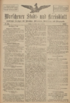 Wreschener Stadt und Kreisblatt: amtlicher Anzeiger f&uuml;r Wreschen, Miloslaw, Strzalkowo und Umgegend 1917.02.15 Nr21