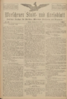 Wreschener Stadt und Kreisblatt: amtlicher Anzeiger f&uuml;r Wreschen, Miloslaw, Strzalkowo und Umgegend 1917.03.27 Nr41