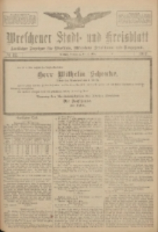 Wreschener Stadt und Kreisblatt: amtlicher Anzeiger f&uuml;r Wreschen, Miloslaw, Strzalkowo und Umgegend 1917.03.29 Nr42