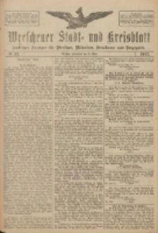 Wreschener Stadt und Kreisblatt: amtlicher Anzeiger f&uuml;r Wreschen, Miloslaw, Strzalkowo und Umgegend 1917.03.31 Nr43