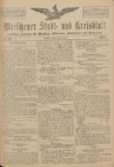 Wreschener Stadt und Kreisblatt: amtlicher Anzeiger für Wreschen, Miloslaw, Strzalkowo und Umgegend 1917.04.03 Nr44