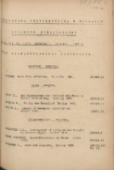 Biuletyn Biblioteczny.Spis Najważniejszych Przybytków 1951 listopad/grudzień Ser.3 R.4 Nr11/12