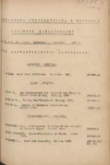 Biuletyn Biblioteczny.Spis Najważniejszych Przybytk&oacute;w 1951 listopad/grudzień Ser.3 R.4 Nr11/12