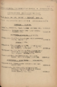 Biuletyn Biblioteczny.Spis Najważniejszych Przybytk&oacute;w 1952 marzec/kwiecień Ser.4 R.5 Nr3/4
