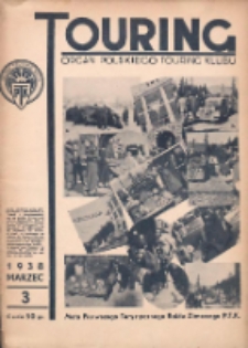 Touring: organ Polskiego Touring Klubu 1938.03 R.3(14) Nr3