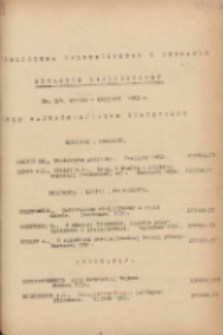 Biuletyn Biblioteczny.Spis Najważniejszych Przybytk&oacute;w 1953 marzec/kwiecień Nr3/4