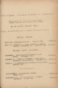 Biuletyn Biblioteczny.Spis Najważniejszych Przybytków 1953 marzec/kwiecień Nr3/4