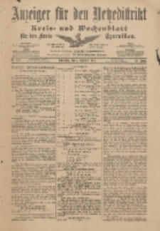 Anzeiger f&uuml;r den Netzedistrikt Kreis- und Wochenblatt f&uuml;r den Kreis Czarnikau 1901.12.05 Jg.49 Nr142