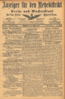 Anzeiger f&uuml;r den Netzedistrikt Kreis- und Wochenblatt f&uuml;r den Kreis Czarnikau 1902.02.27 Jg.50 Nr24