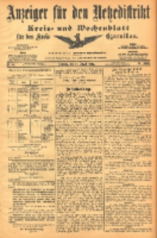 Anzeiger f&uuml;r den Netzedistrikt Kreis- und Wochenblatt f&uuml;r den Kreis Czarnikau 1903.08.11 Jg.51 Nr94