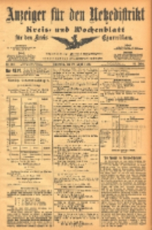 Anzeiger f&uuml;r den Netzedistrikt Kreis- und Wochenblatt f&uuml;r den Kreis Czarnikau 1903.08.27 Jg.51 Nr101