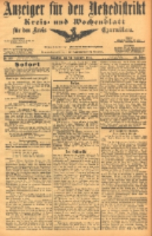 Anzeiger für den Netzedistrikt Kreis- und Wochenblatt für den Kreis Czarnikau 1904.09.24 Jg.52 Nr112