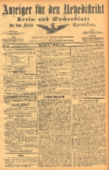 Anzeiger f&uuml;r den Netzedistrikt Kreis- und Wochenblatt f&uuml;r den Kreis Czarnikau 1904.10.04 Jg.52 Nr116