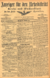 Anzeiger für den Netzedistrikt Kreis- und Wochenblatt für den Kreis Czarnikau 1904.10.04 Jg.52 Nr116
