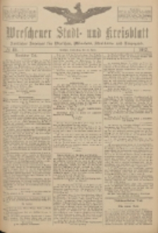 Wreschener Stadt und Kreisblatt: amtlicher Anzeiger f&uuml;r Wreschen, Miloslaw, Strzalkowo und Umgegend 1917.04.12 Nr49