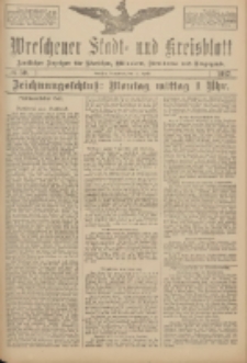 Wreschener Stadt und Kreisblatt: amtlicher Anzeiger f&uuml;r Wreschen, Miloslaw, Strzalkowo und Umgegend 1917.04.14 Nr50