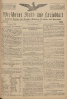 Wreschener Stadt und Kreisblatt: amtlicher Anzeiger für Wreschen, Miloslaw, Strzalkowo und Umgegend 1917.04.19 Nr52