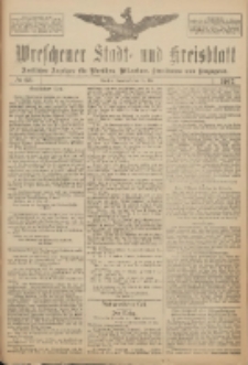 Wreschener Stadt und Kreisblatt: amtlicher Anzeiger f&uuml;r Wreschen, Miloslaw, Strzalkowo und Umgegend 1917.05.12 Nr63