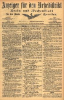 Anzeiger f&uuml;r den Netzedistrikt Kreis- und Wochenblatt f&uuml;r den Kreis Czarnikau 1904.10.20 Jg.52 Nr123